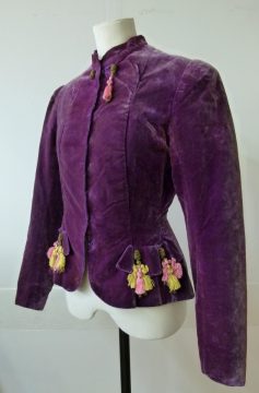Purple Schiaparelli jacket CC 1938
