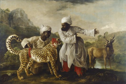 George Stubbs,A Cheetah And A Stag With Two Indian Attendants, 1764