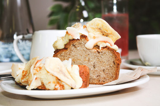 Banana and Coconut loaf