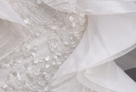 Pier Cardin dress detail.